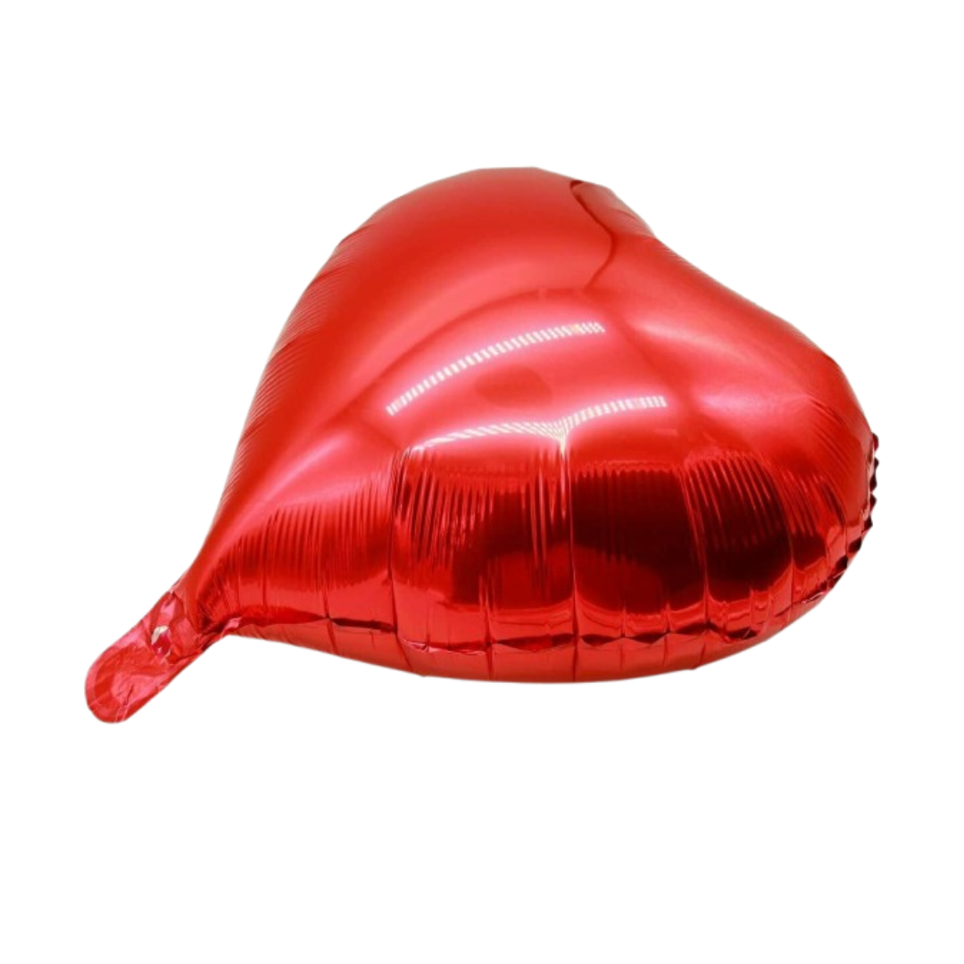 Red Heart Foil Balloon