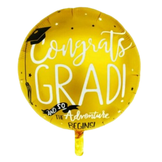 Gold Graduation Balloon