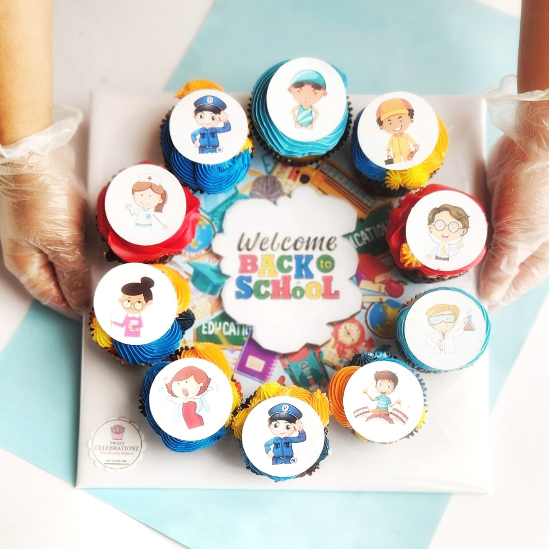 Back to School Cupcakes Arrangement