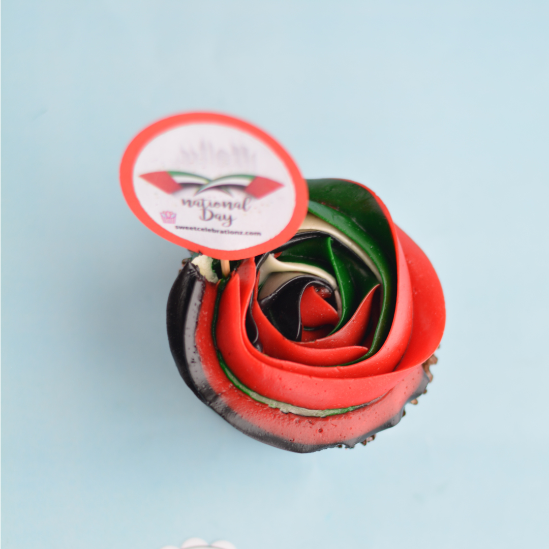 UAE National Day cupcake