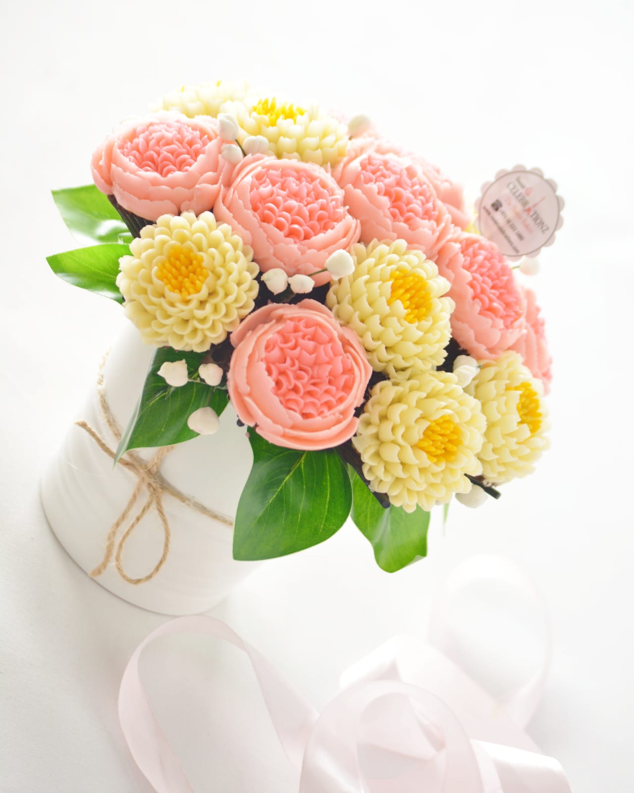 cupcake flower bouquet