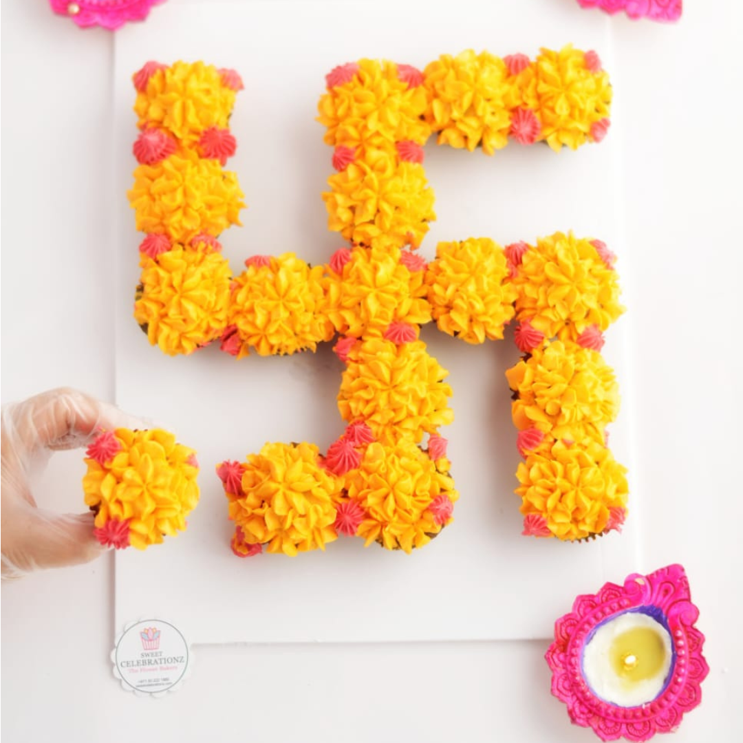 Diwali Cupcake Arrangement