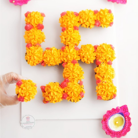 Diwali Cupcake Arrangement