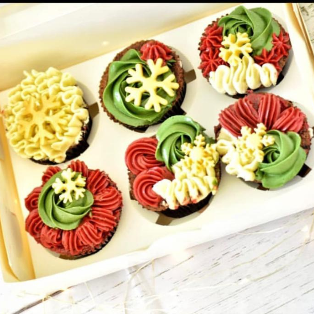 Christmas cupcakes