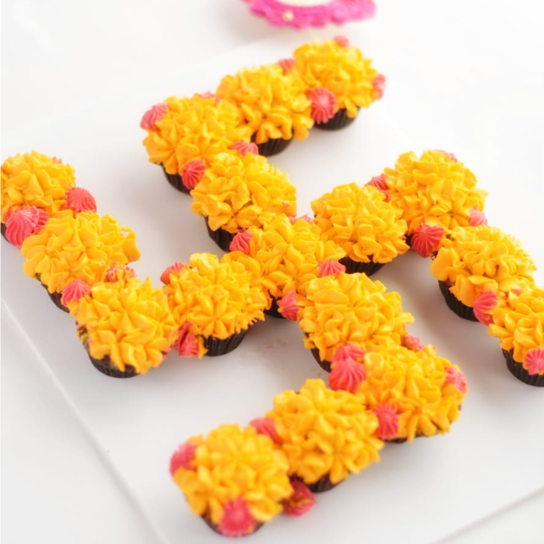 Diwali Cupcake Arrangement