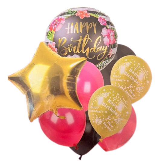 Happy Birthday Balloon Set