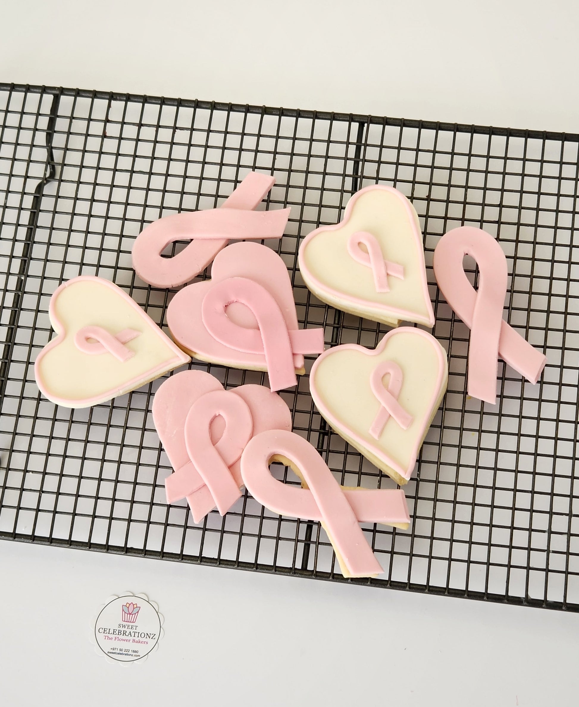 Breast Cancer Awareness Cookies - Sweet Celebrationz LLC