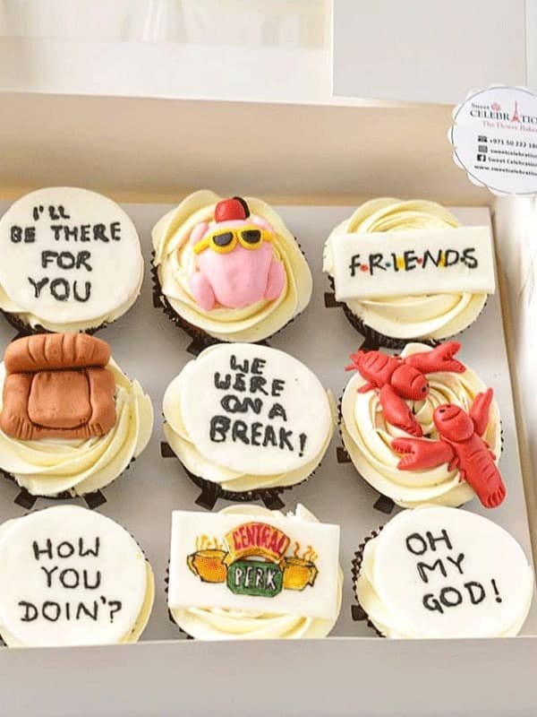 Inscriptive Cupcakes.