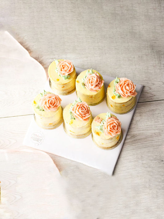 Mini Cakes, Box of 6 Cakes - Sweet Celebrationz LLC