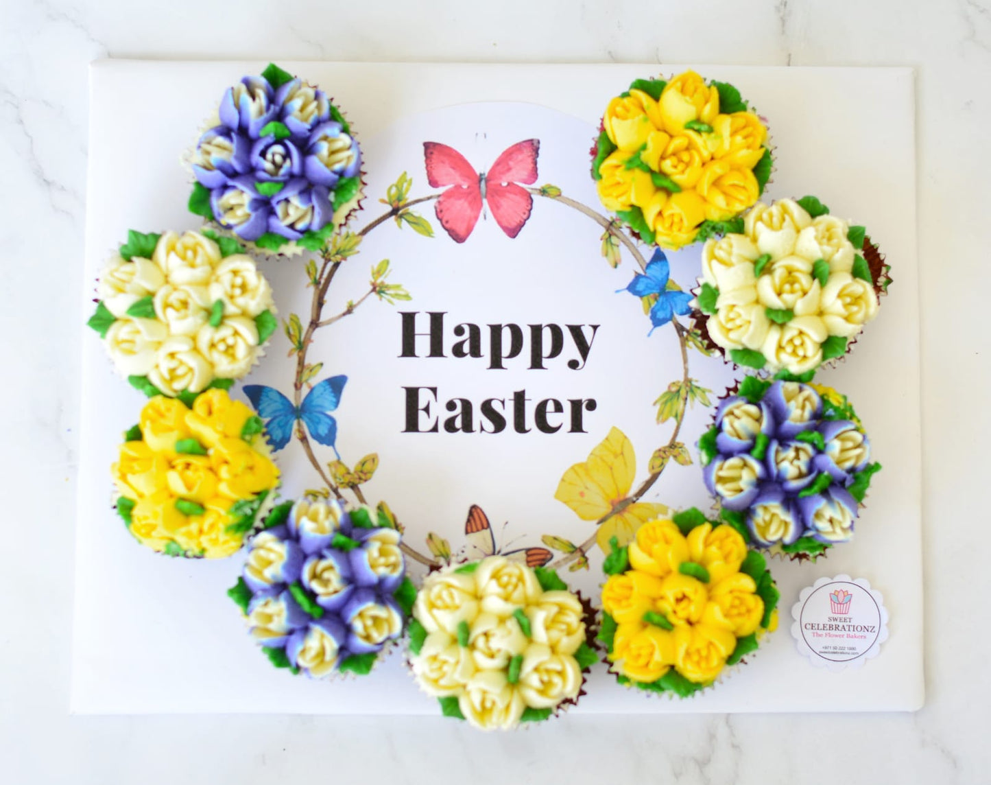Easter Cupcake Arrangement