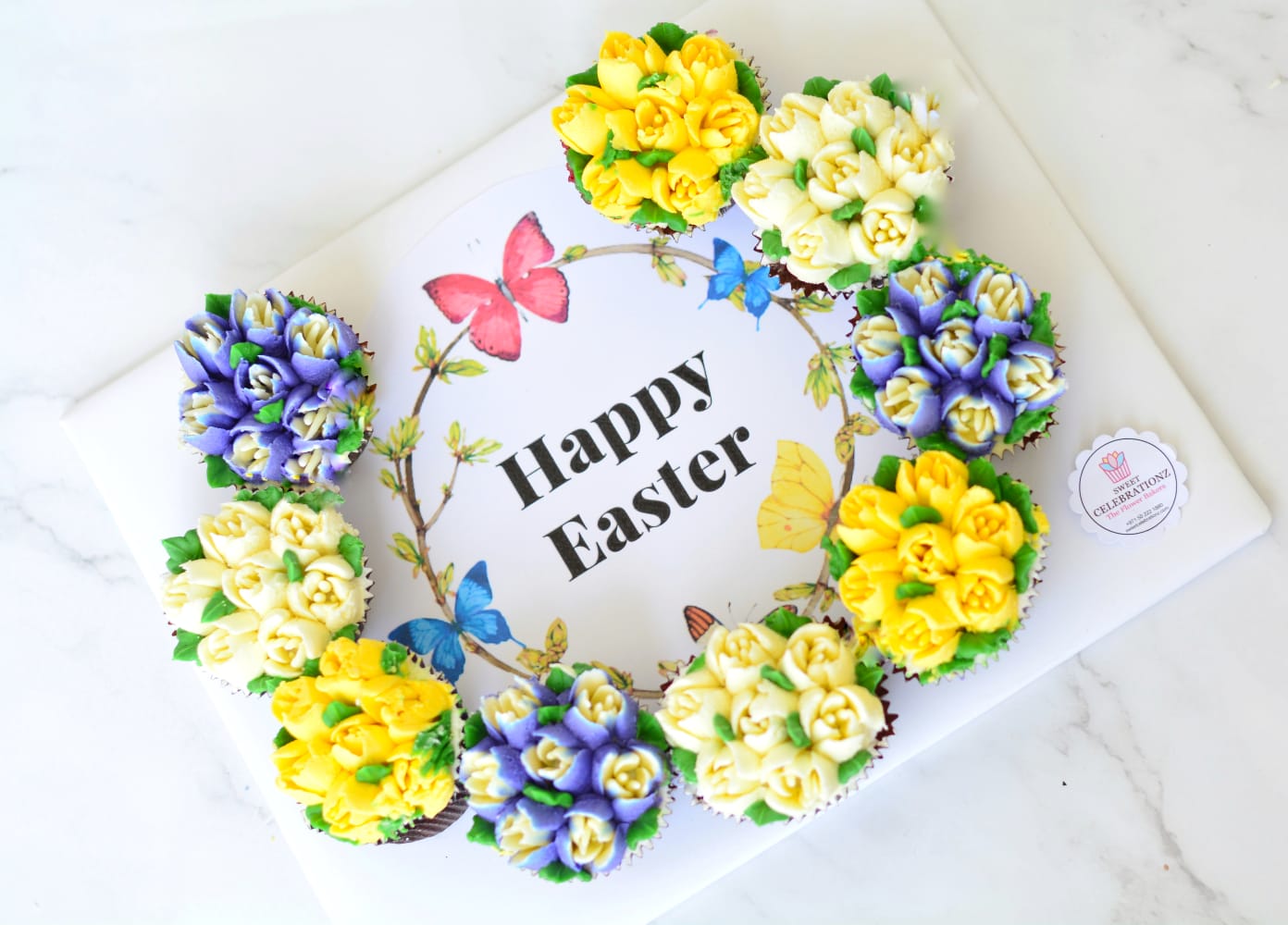 Easter Cupcake Arrangement