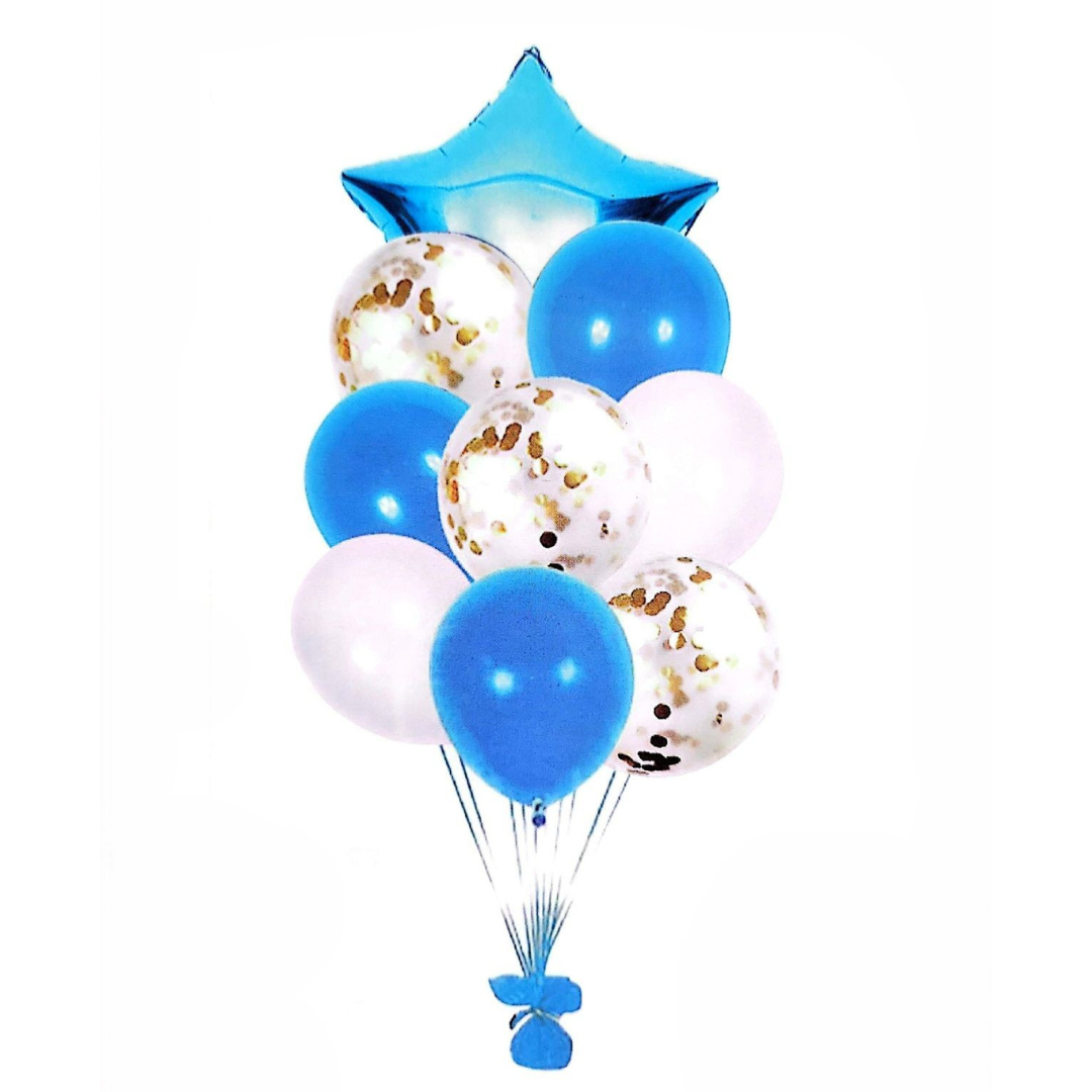 Blue Balloon Arrangement
