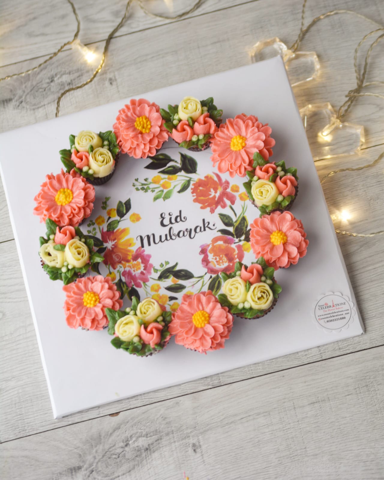 Eid Cupcake Arrangement
