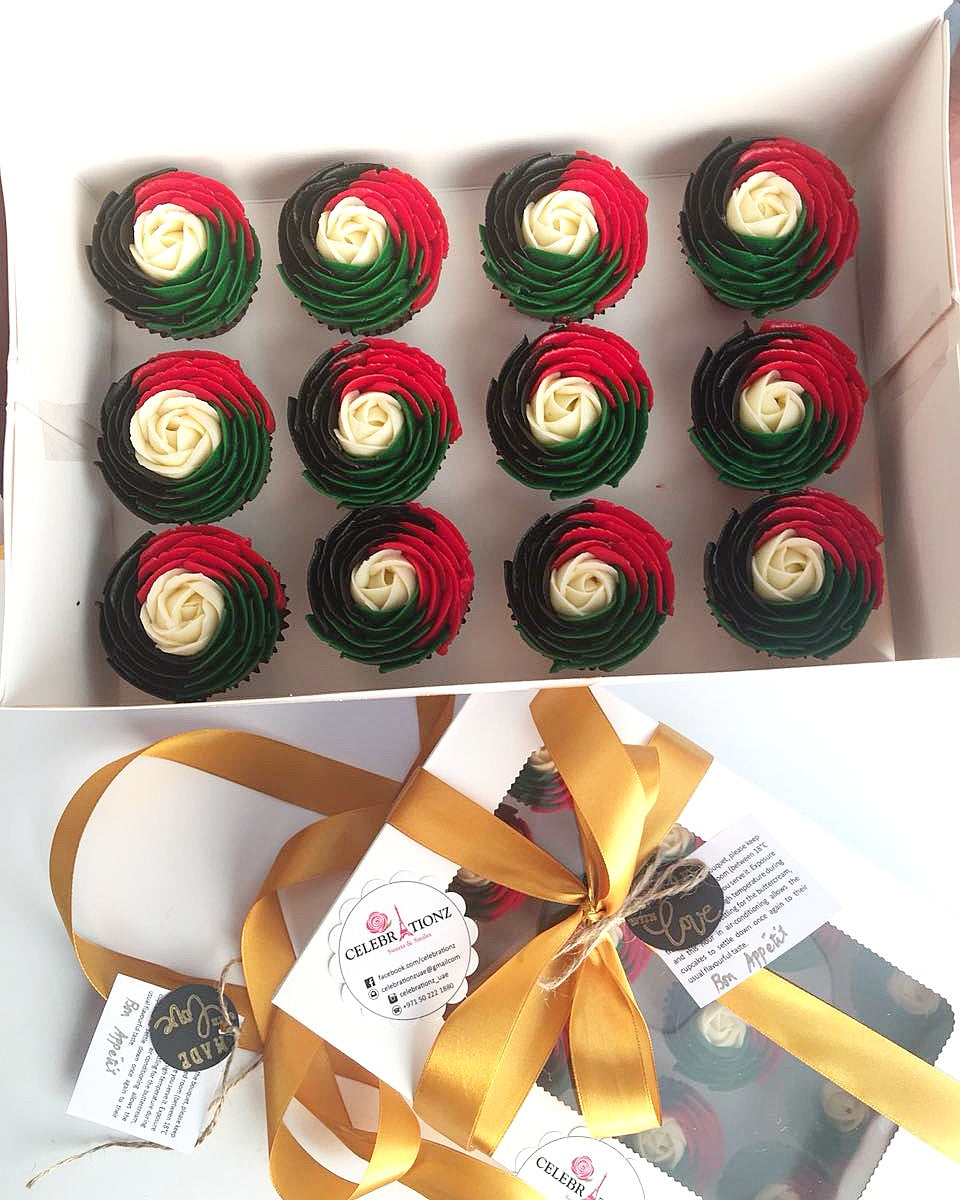 UAE National Day Premier Cupcakes - Sweet Celebrationz LLC