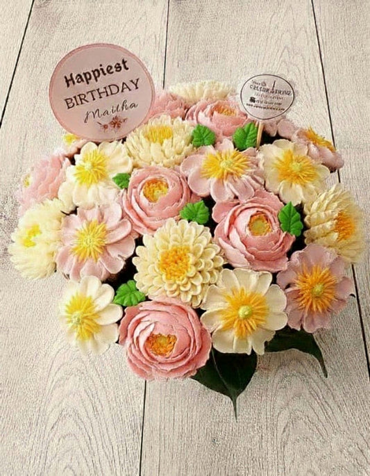 Fancy Cupcake Flower Bouquet