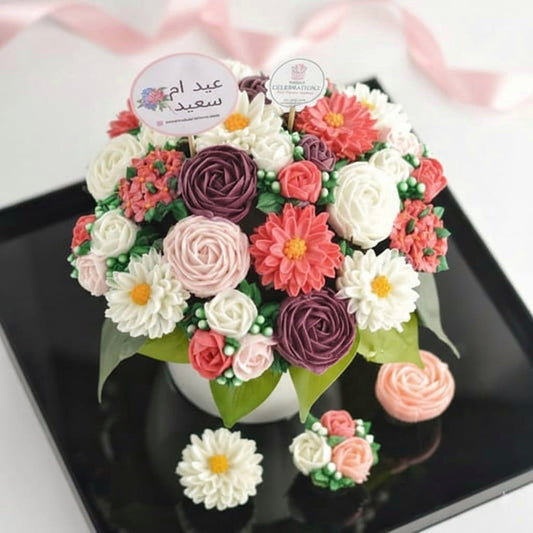 Regal Queen Cupcake Flower Bouquet