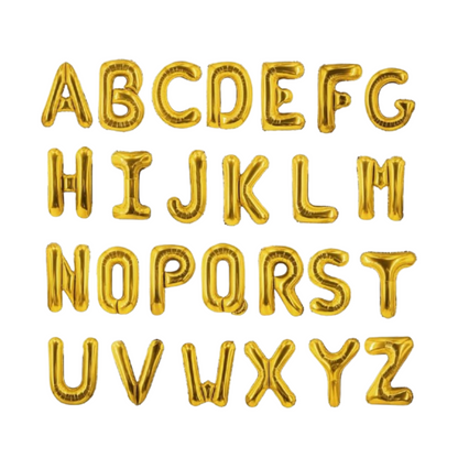 Alphabet Foil Balloons