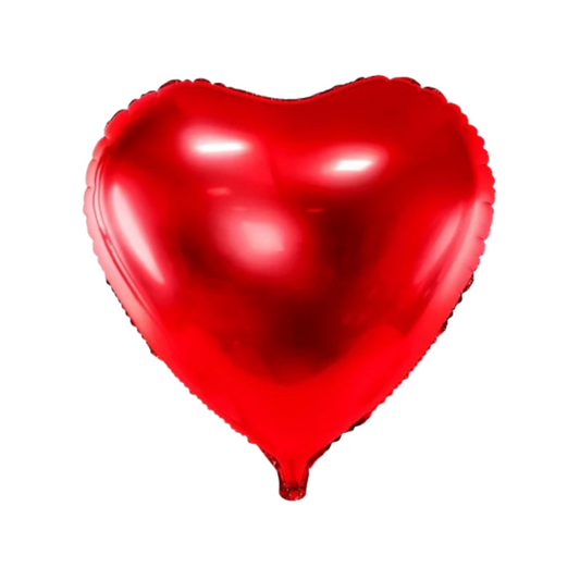 Red Heart Foil Balloon