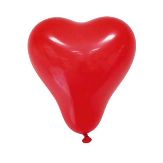 Red Heart Latex Balloon