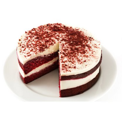 Red Velvet Cake with Vanilla Cream Filling