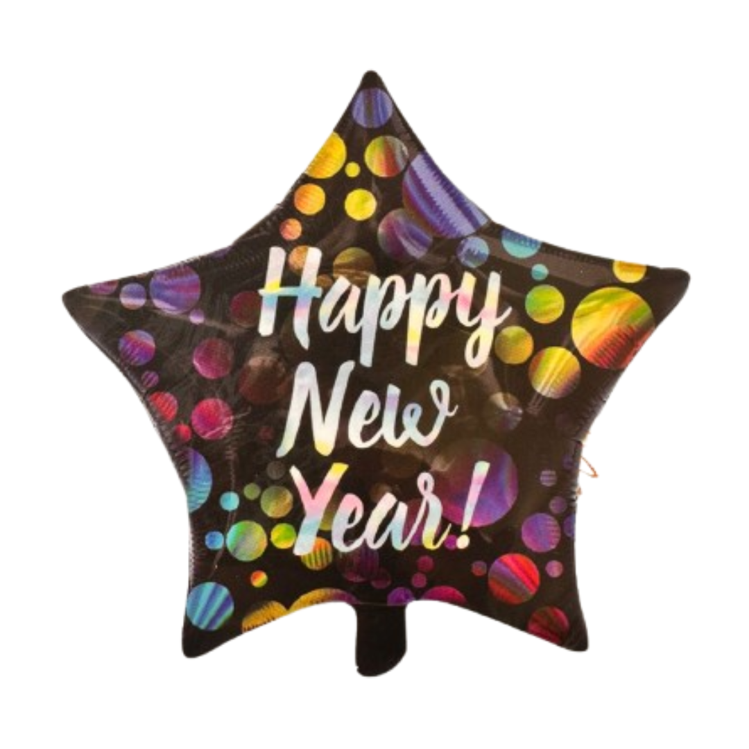 New Year Star Balloon