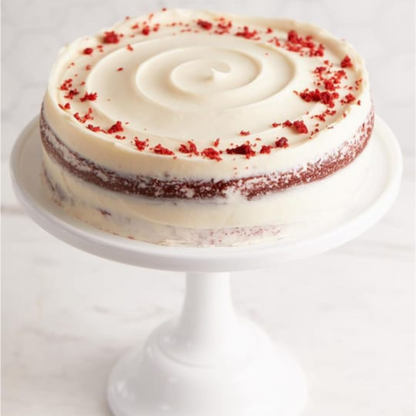 Red Velvet Cake with Vanilla Cream Filling