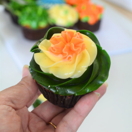 Special Indian Flag Cupcake