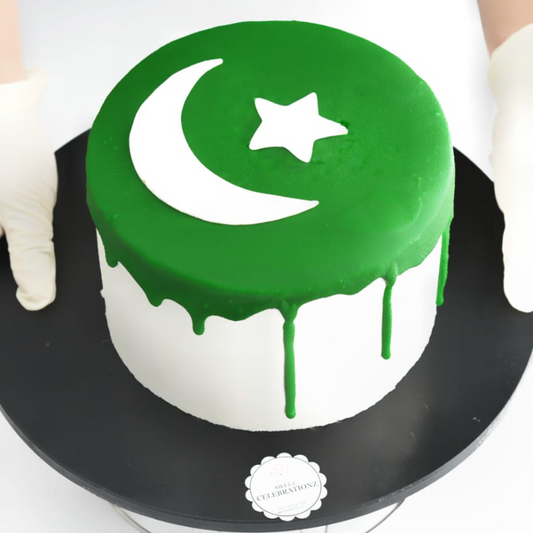 Pakistan Flag Cake