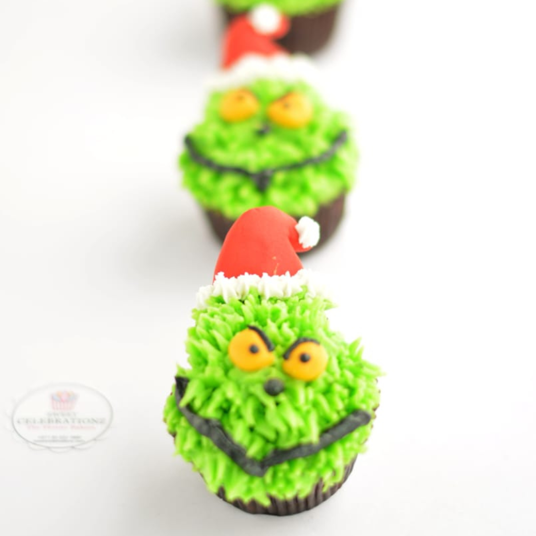 The Grinch Cupcakes