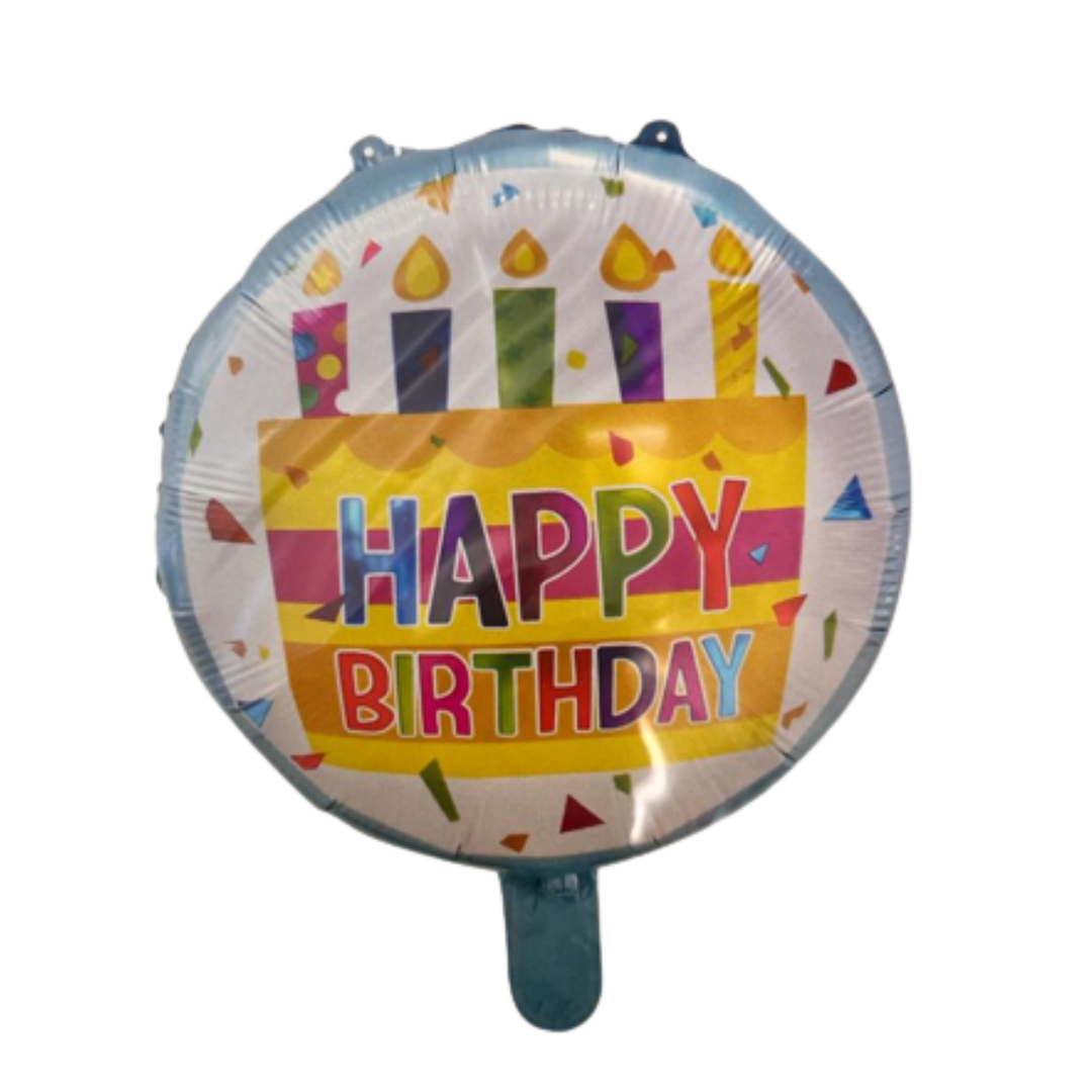 Blue Happy Birthday Balloon