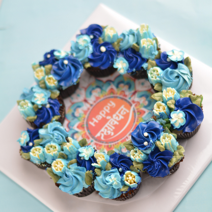 Rakhi Cupcake Arrangement