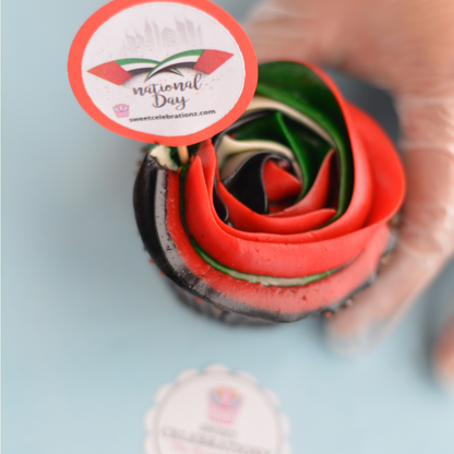 UAE National Day cupcake