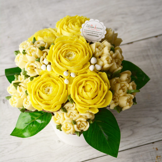 Yellow Cookie Bouquet