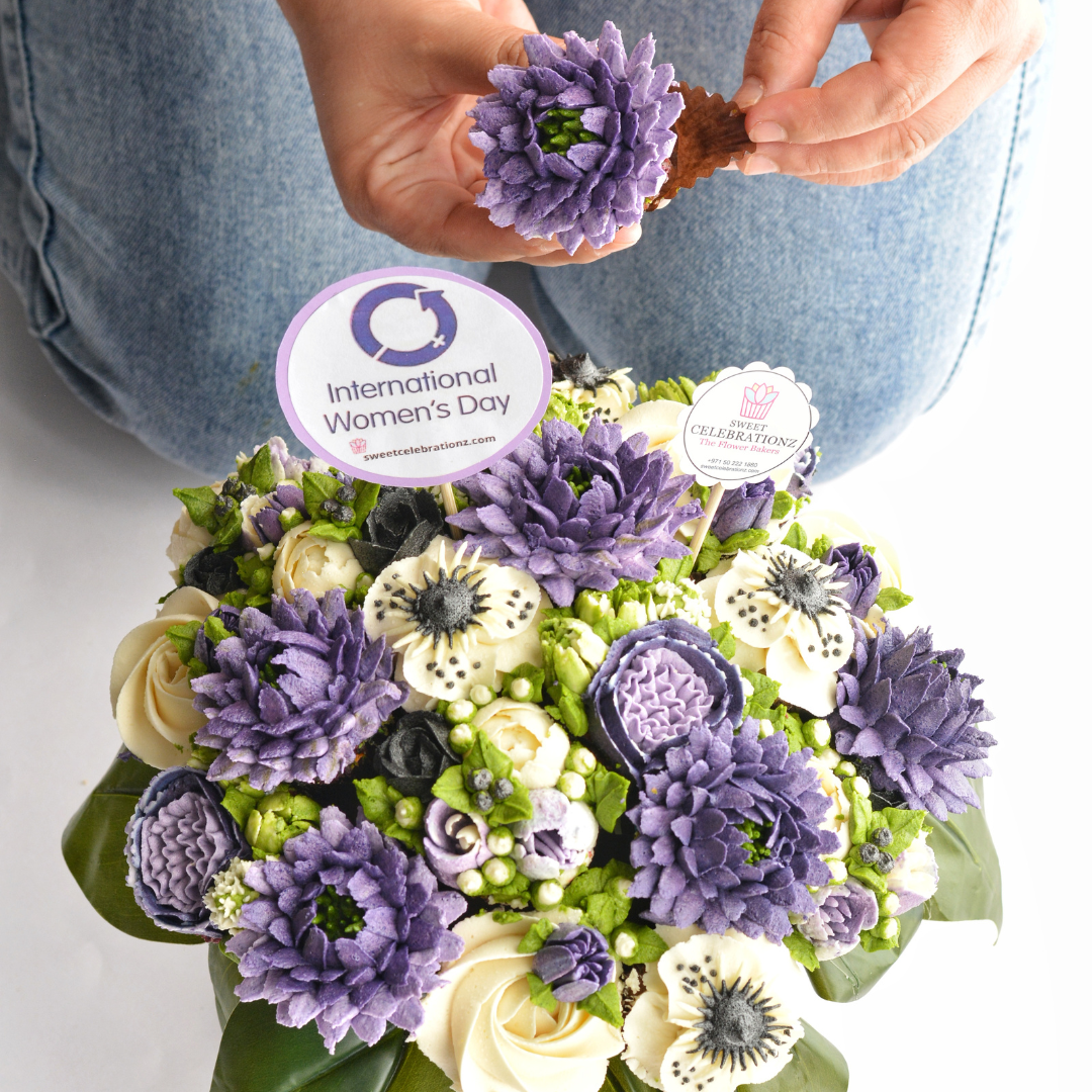 International Women's Day Cupcake Bouquet