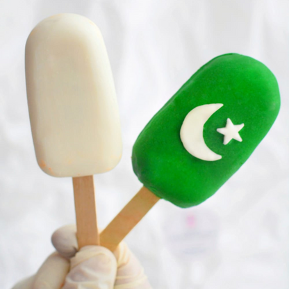 Pakistan Flag Cakepops