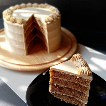 Coffee Cake with Coffee Cream Filling