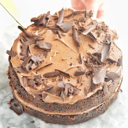 Chocolate Cake with Chocolate Ganache Filling