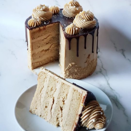 Coffee Cake with Coffee Cream Filling