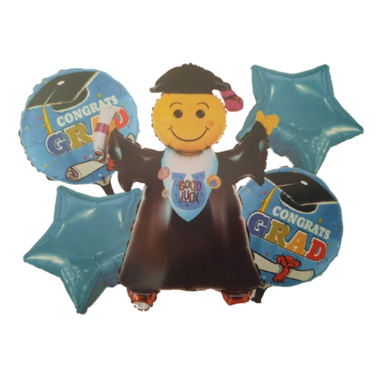 Graduation Balloon Set (Blue)