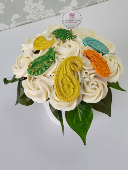 Diwali Cupcake Bouquet