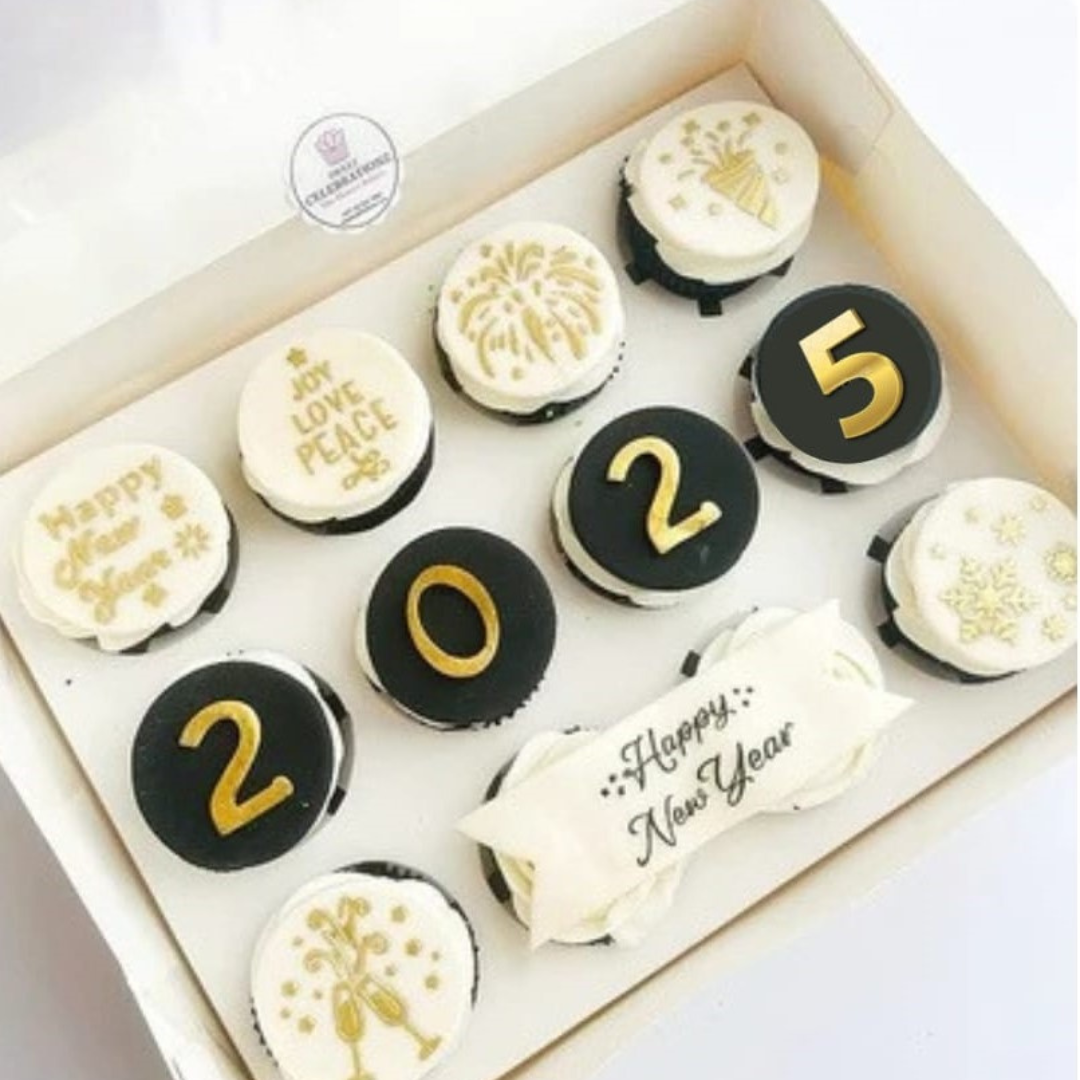 New Year Cupcakes 2025