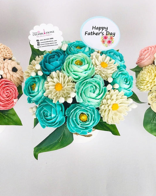Tiffany Father's Day Cupcake Bouquet