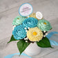 English Rose Father's Day Cupcake Bouquet 2