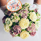 Winter's Bloom New Year Cupcake Bouquet