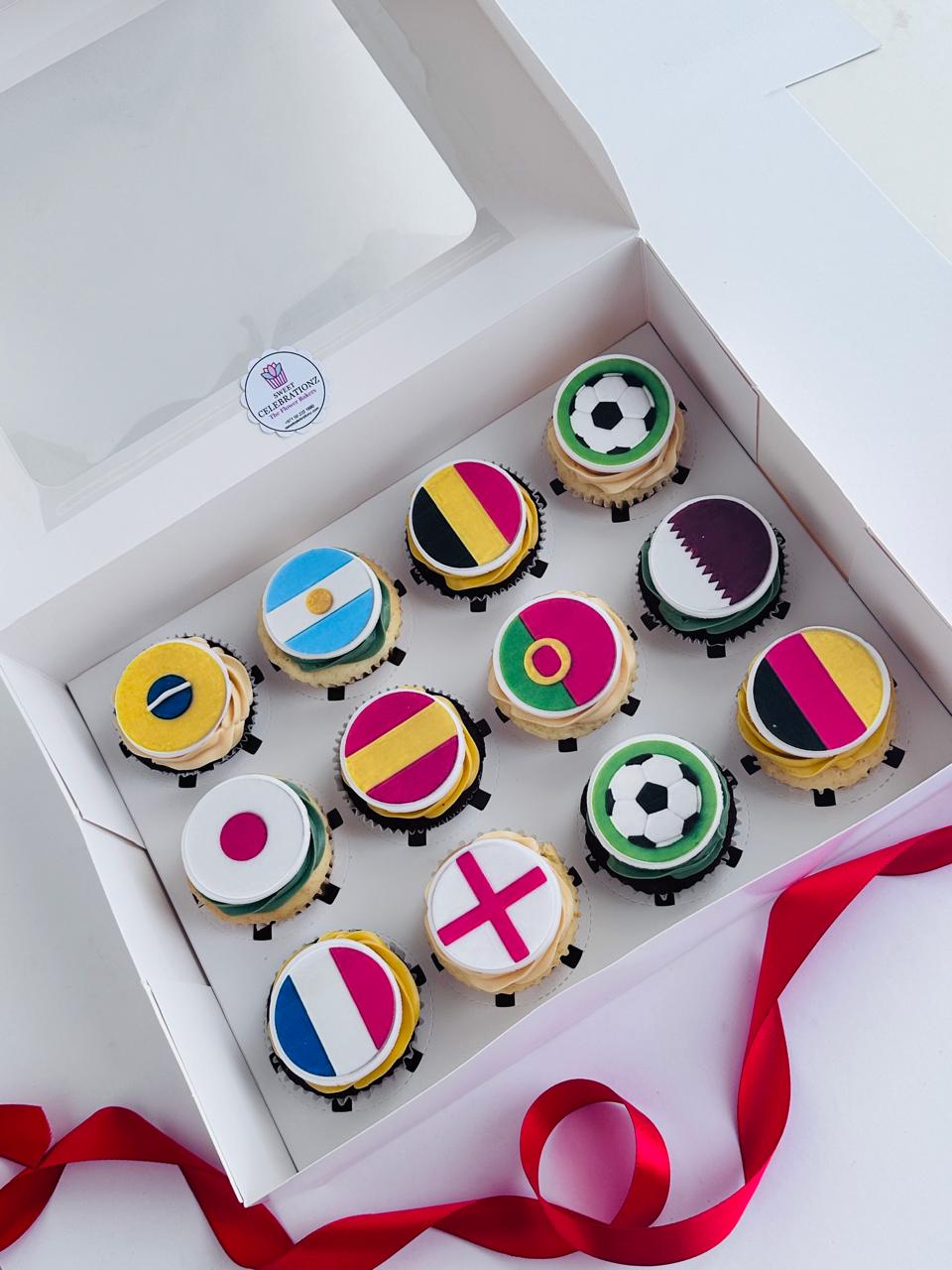 FIFA World Cup Theme Cupcakes