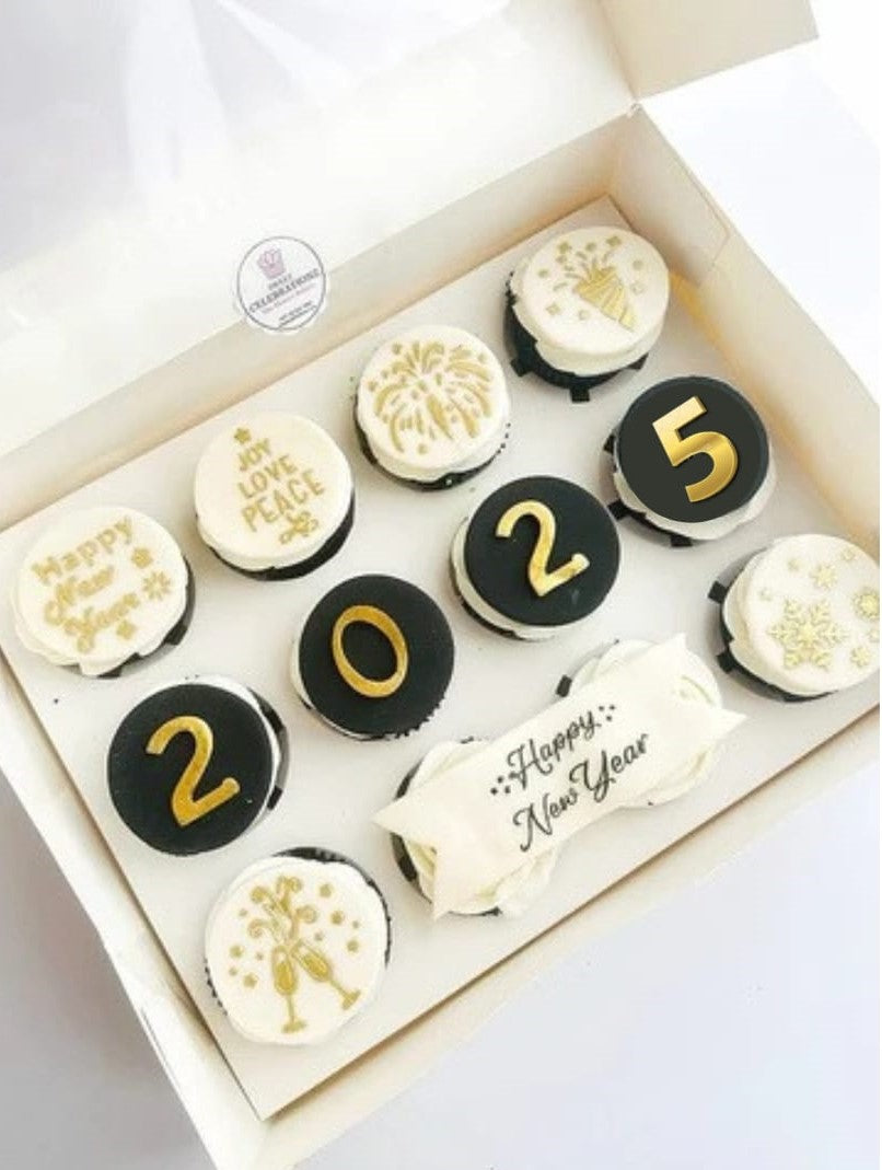 New Year Cupcakes 2025