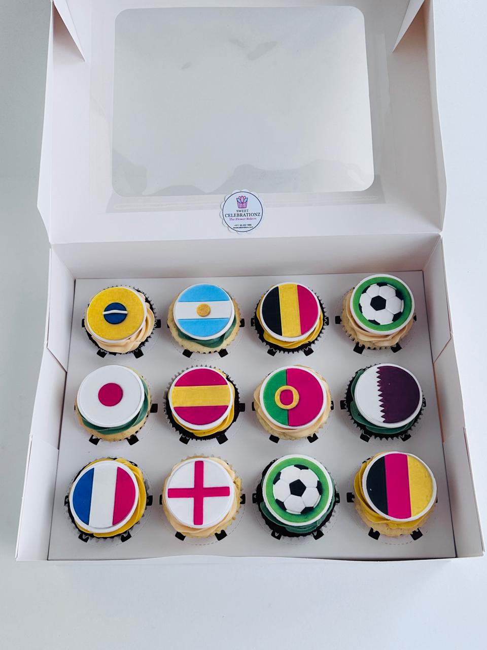 FIFA World Cup Theme Cupcakes