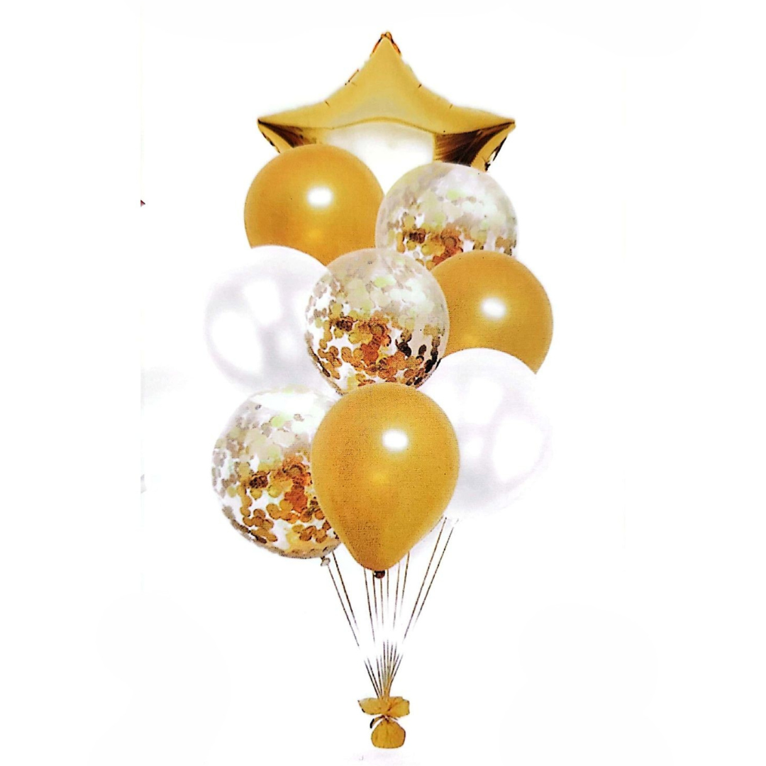 Gold Balloon Arrangement