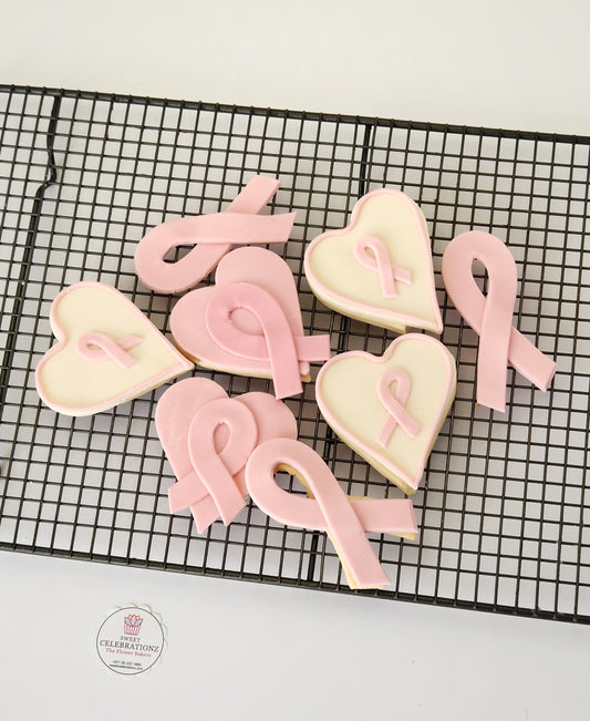 Breast Cancer Awareness Cookies - Sweet Celebrationz LLC