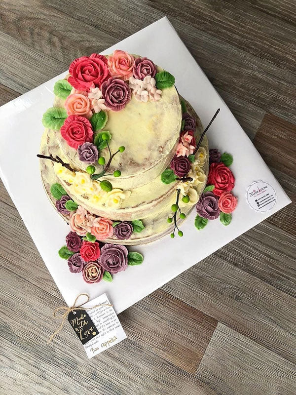 Two Tier Serving Cake
